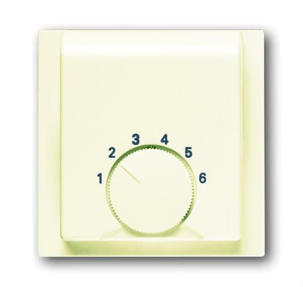 B+J impuls, Abdeckung fŸr Temperaturregler 1094 U, 1097 U, elfenbein/wei§ 1794-72