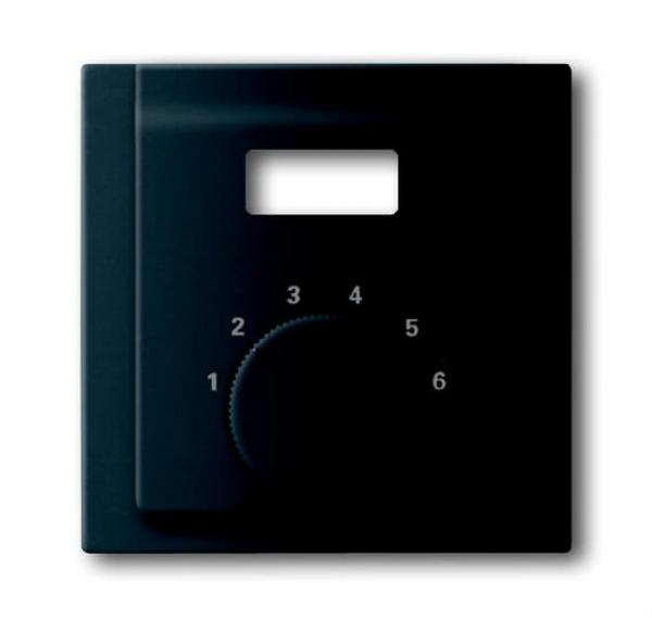 B+J impuls, Abdeckung fŸr Temperaturregler 1094 UTA, 1097 UTA, schwarz matt 1794 TA-775