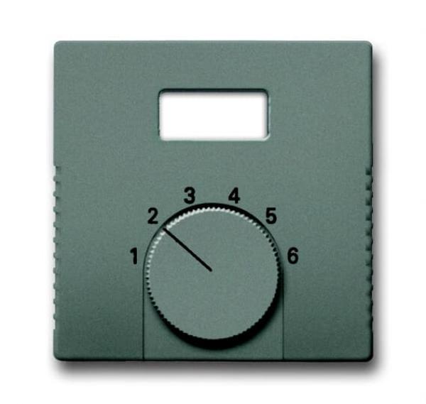 B+J solo®, Abdeckung für Temperaturregler, graumetallic 1794TA-803