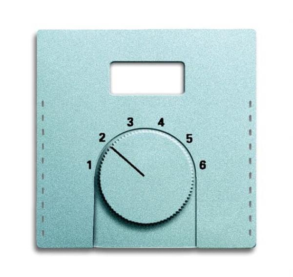 B+J future® linear, Abdeckung für Temperaturregler, alusilber 1794TA-83