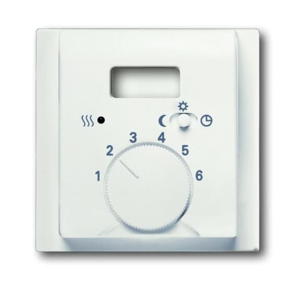 B+J impuls, Abdeckung fŸr Temperaturregler 1095 UTA, 1096 UTA, studiowei§ matt 1795 TA-774