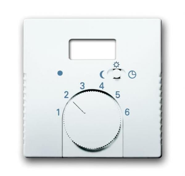 B+J future linear, Abdeckung für Temperaturregler, studioweiß 1795TA-84