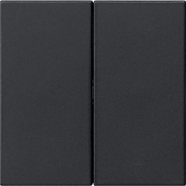 Gira S3000 Bedienaufs. 2f System 55 Schwarz m 5362005