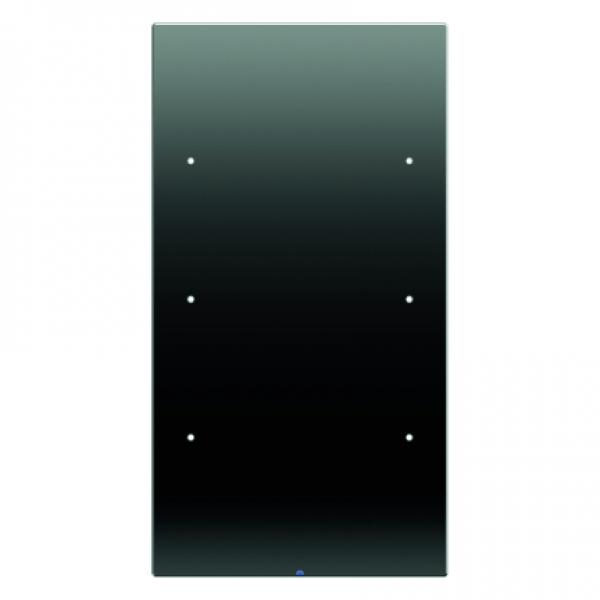 Berker Touch-Sensor 3fach Komfort Berker R.3 Glas, schwarz 75143855