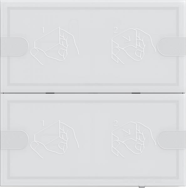 Gira KNX Tastsens.4 Komfort 2f TS4 Wei§ 5002003