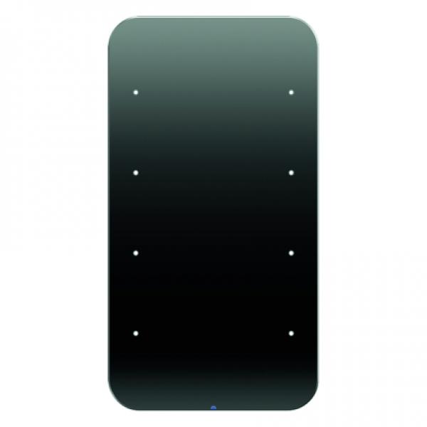 Berker Touch-Sensor 4fach Komfort Berker R.1 Glas, schwarz 75144865