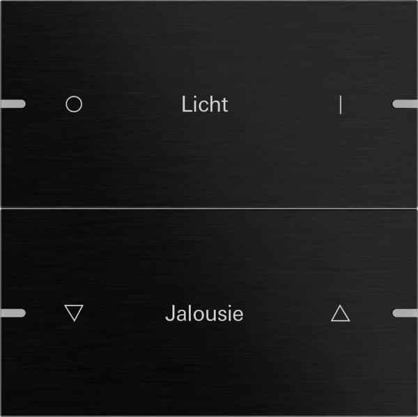 Gira Wippenset 2f indiv. Tastsens.4 TS4 Alum.Schwarz 5032126