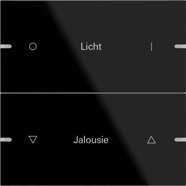 Gira Wippenset 2f indiv. Tastsens.4 TS4 G Schwarz 503205
