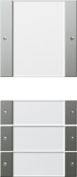 Gira Wippenset 4f (1+3) BSF System 55 Klar/Edelstahl 2134600