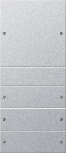 Gira Wippenset 4f (1+3) System 55 F Alu(lack.) 218426