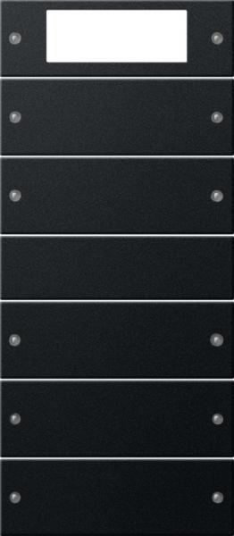 Gira Wippenset 5f Plus (2+3) System 55 Schwarz m(lack.) 2195005