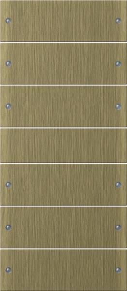 Gira Wippenset 6f (3+3) System 55 Bronze 2136605