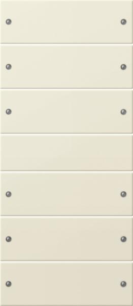 Gira Wippenset 6f (3+3) System 55 Cremewei§(lack.) 218601