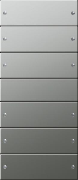 Gira Wippenset 6f (3+3) System 55 Edelstahl 2136601