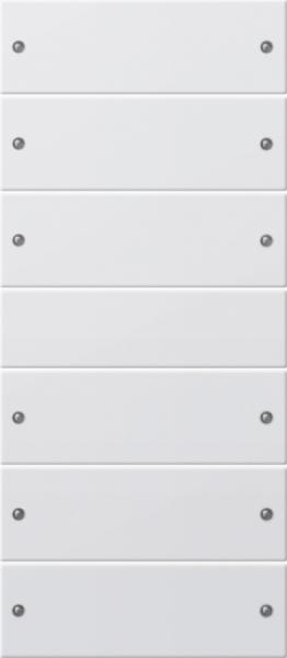 Gira Wippenset 6f (3+3) System 55 Reinwei§ m(lack.) 218627