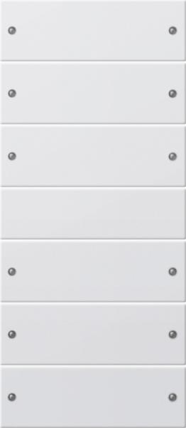 Gira Wippenset 6f (3+3) System 55 Reinwei§(lack.) 218603