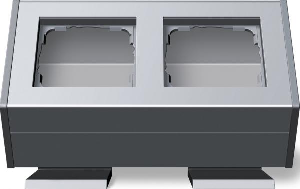 Gira Profil 2f Befestig.winkel Profil 55 Aluminium 119226