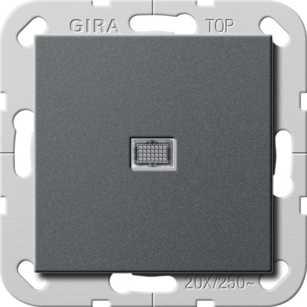 Gira Wippschalter BS 20 AX Aus 2-p Kontroll System 55 Anthrazit 283428