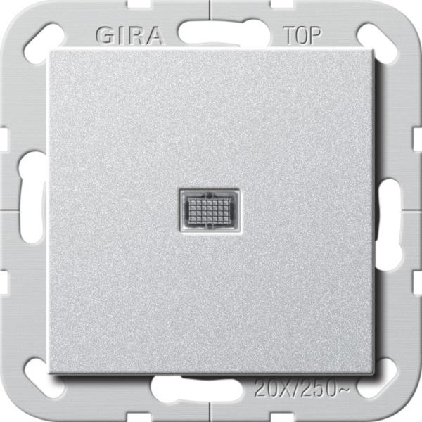 Gira Wippschalter BS 20 AX Aus 2-p Kontroll System 55 F Alu 283426
