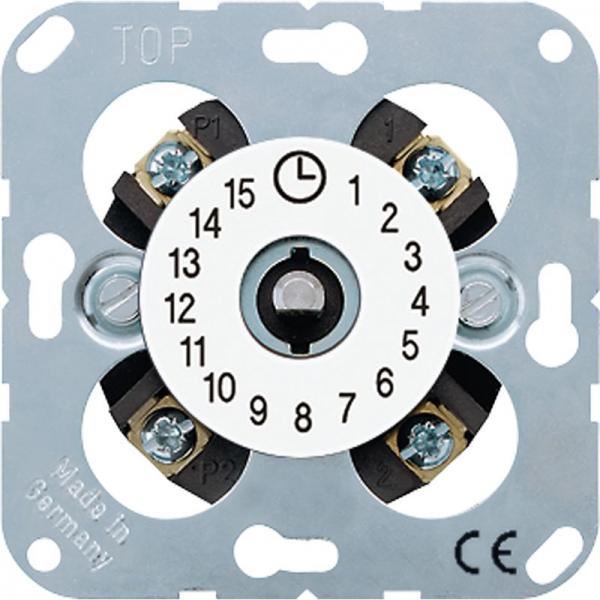 Jung Schaltuhr, Aus 2-pol., max.Ê15 Minuten, alpinwei§ 11015WW