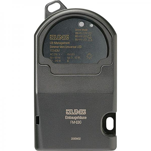 Jung Dimmer Universal LED, mit Nebenstelleneingang, Einbauinstallation 1724DEB