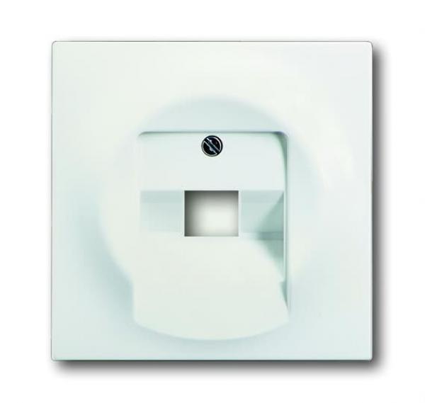 B+J impuls, Abdeckung fŸr UAE-Anschlussdosen, 1-fach, studiowei§ matt 1803-774