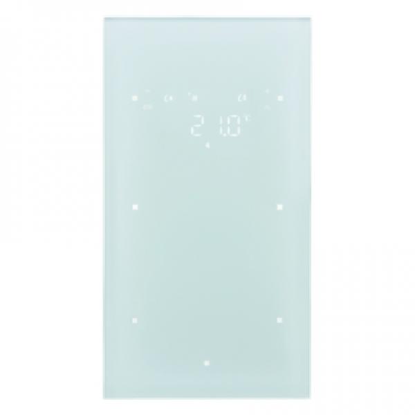 Berker Touchsensor 3fach mit Temperaturregler Berker R.1 Glas, polarwei§ 75643160