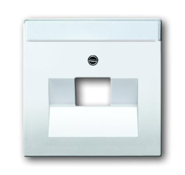 B+J future linear, UAE Abdeckung 1-fach,studioweiß 1803-84