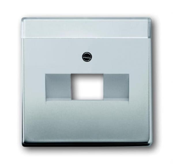 B+J pur edelstahl, Abdeckung fŸr UAE-Anschlussdose 1-fach 1803-866