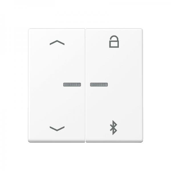 Jung LB-ManagementTimer Universal Bluetooth "Pfeile", Thermoplast lackiert, Serie A, schneeweiß matt A1751BFPBTWWM