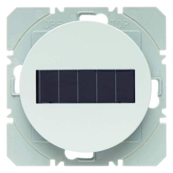 Berker KNX-Funk Wandsender 1fach flach Solar quicklink Berker R.1/R.3 polarwei§, gl_nzend 85655139