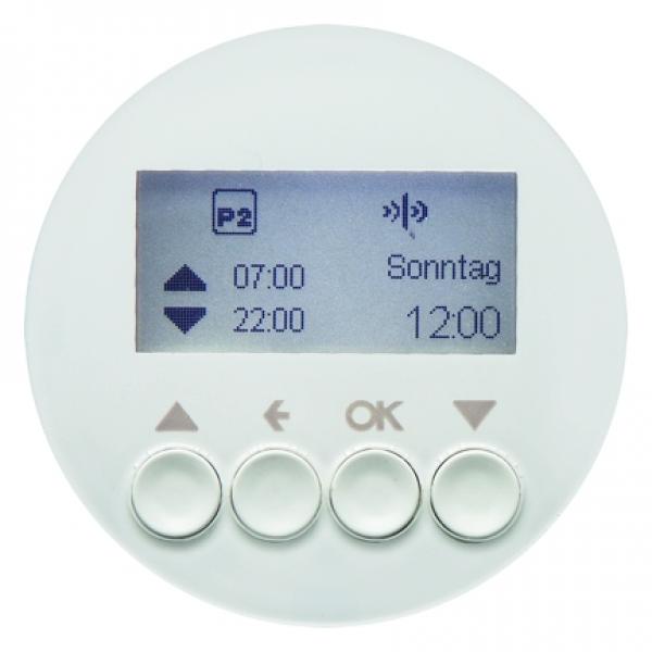 Berker KNX-Funk Jalousie-Schaltuhr quicklink Berker R.1/R.3 polarwei§, gl_nzend 85745139