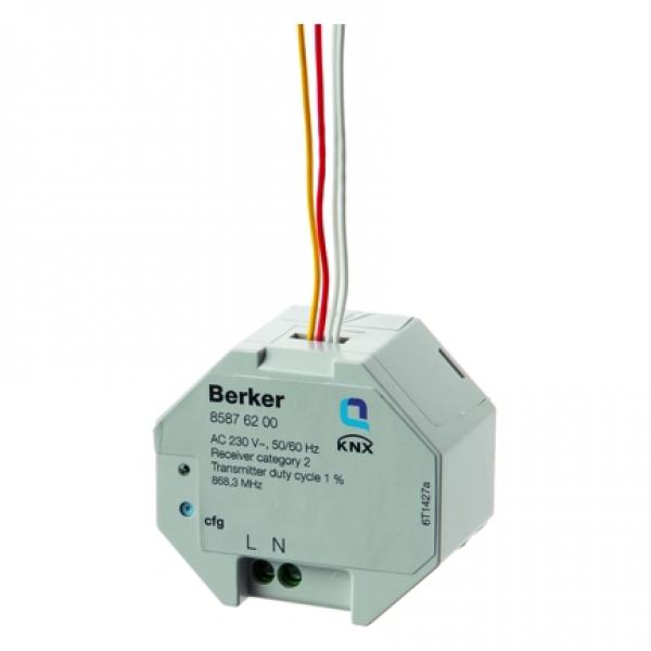 Berker KNX-Funk Bin_reingang 2fach 230 V UP KNX Funk lichtgrau 85876200