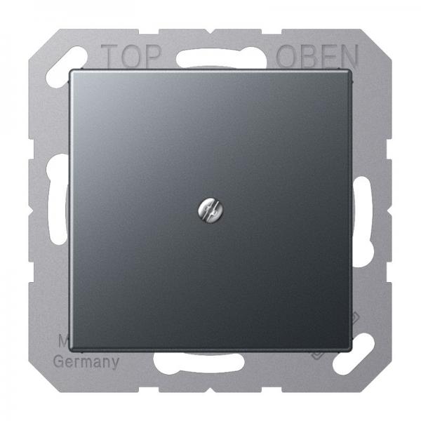 Jung Leitungsauslass mit Zugentlastung, Thermoplast lackiert, Serie A, anthrazit matt A590BFAANM