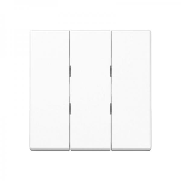 Jung Wippe 3fach, Thermoplast lackiert, Serie A, schneeweiß matt A593BFWWM