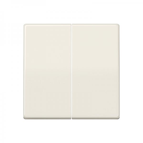 Jung Wippe 2fach, Duroplast antibakteriell, Serie AS, weiß ABAS591-5