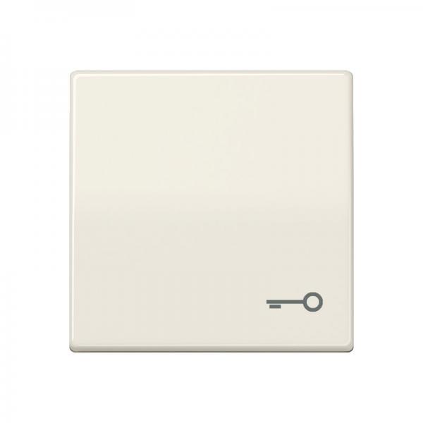 Jung Wippe 1fach, Symbol Tür, Duroplast antibakteriell, Serie AS, weiß ABAS591T