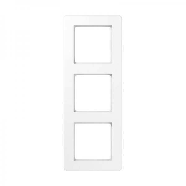 Jung Rahmen 3-fach, senkrechte und waagerechte Montage, Thermoplast, A flow, alpinweiß AF583BFWW