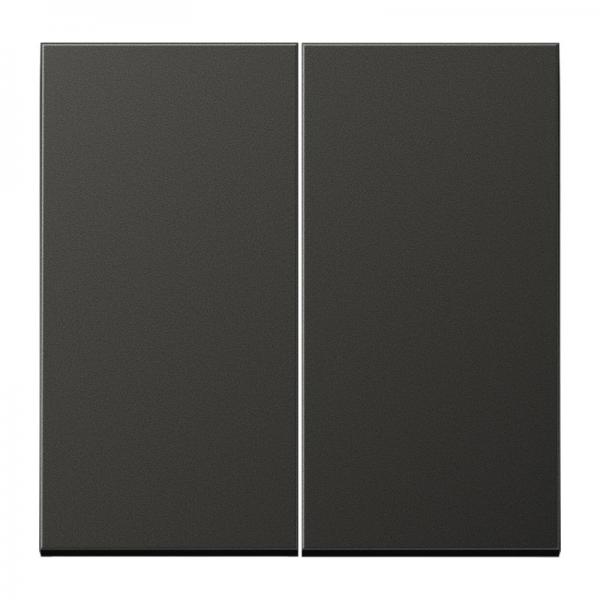 Jung LS900 Serien Tast Dimmer Abdeckung Schwarz anthrazit (lackiertes Aluminium) AL1702AN