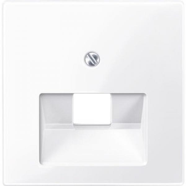 Merten System M UAE Abdeckung 1fach aktivwei§ gl_nzend 296225