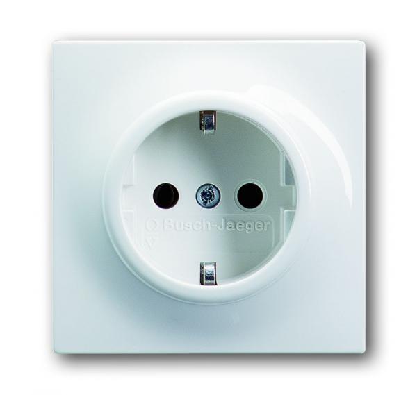 B+J impuls, Steckdose alpinweiß 20 EUC-74