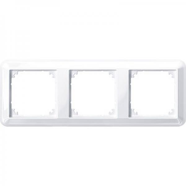 Merten ATELIER-M-Rahmen, 3fach, aktivwei§ gl_nzend 388325