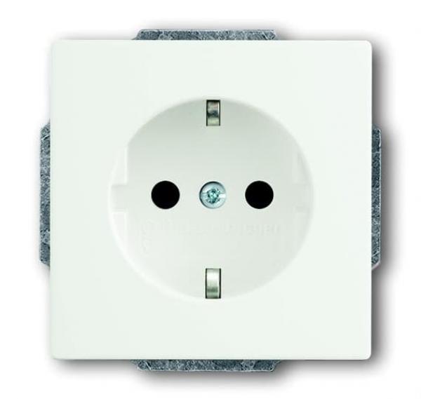 B+J future® linear,Steckdosen-Einsatz, studioweiß matt 20EUC-884