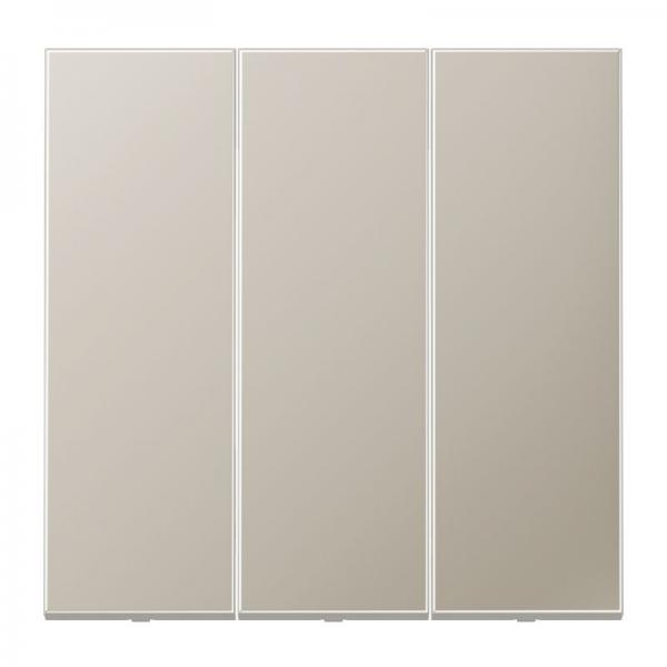 Jung Wippe 3fach, Serie LS, Edelstahl ES993