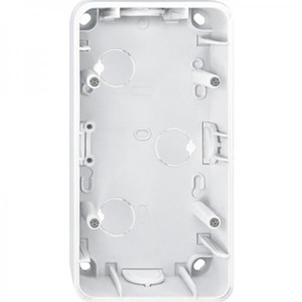 Merten 1-M, ATELIER-M Aufputz-Gehäuse 2fach polarweiß glänzend 519219