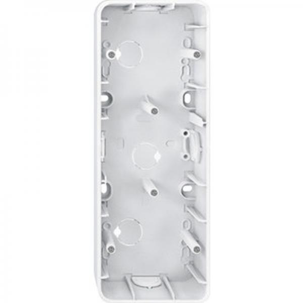 Merten 1-M, ATELIER-M Aufputz-Gehäuse 3fach polarweiß glänzend 519319