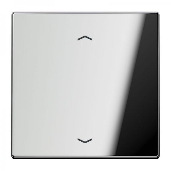Jung Steuertaste Standard, Symbol Pfeil, Metall verchromt, Serie LS, glanzchrom GCR1700P