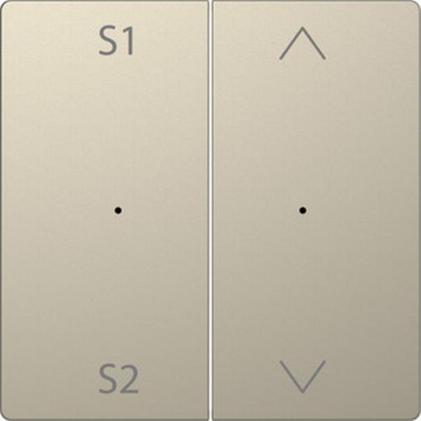 Merten Wippen fŸr Taster-Modul 2fach (Szene1/2, Pfeile Auf/Ab), Sahara, System Design MEG5227-6033
