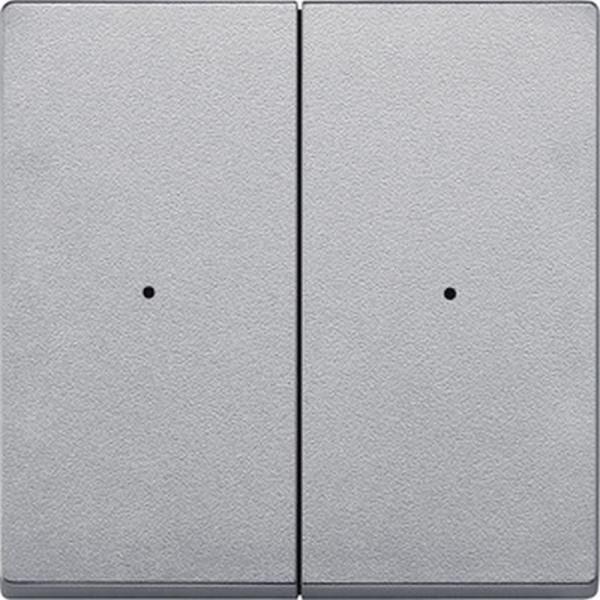 Merten Wippen fŸr Taster-Modul 2fach, aluminium, System M MEG5220-0460