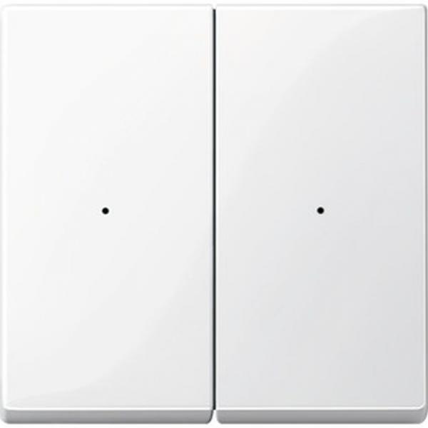 Merten Wippen fŸr Taster-Modul 2fach, polarwei§ gl_nzend, System M MEG5220-0319